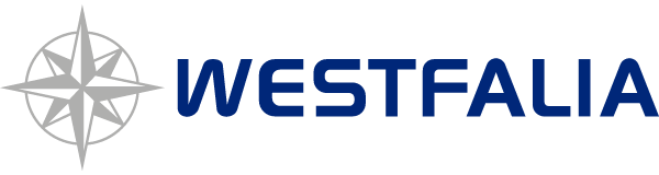 Logo Westfalia, le concepteur historique du van et fourgon aménagé haut de gamme